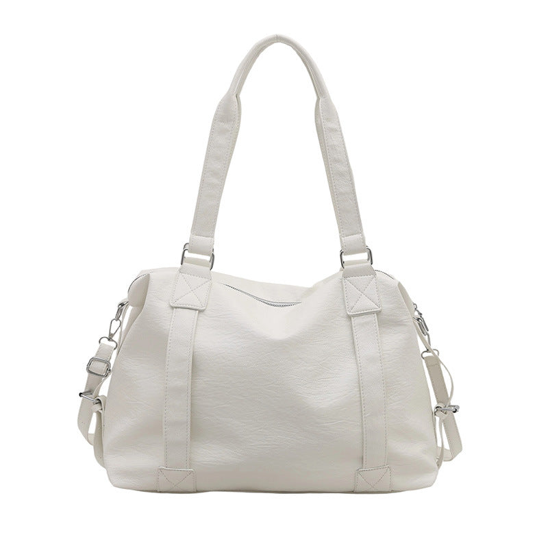 Luxurious Faux Leather Travel Tote Bag