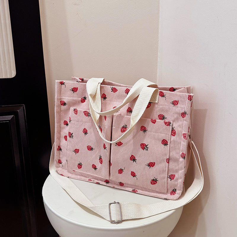 WoPatterned Canvas Tote Bag
