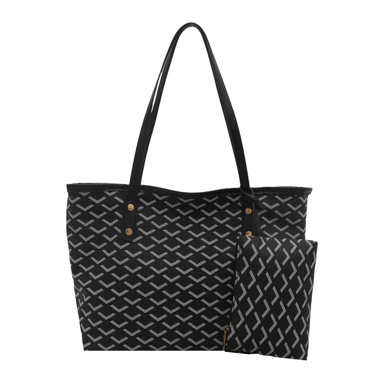 Women's stylish tote bag with fashionable pattern-https://detail.1688.com/offer/931550100460.html-Calm Wears-Black-nothing-Calm Wears