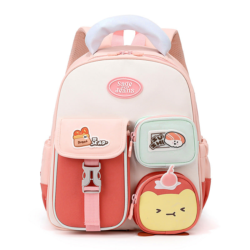 Stylish Children's School Backpack-https://detail.1688.com/offer/1067216965947.html-Calm Wears-Flesh Pink-Calm Wears
