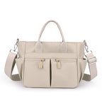Versatile Multi-Pocket Shoulder Tote Bag