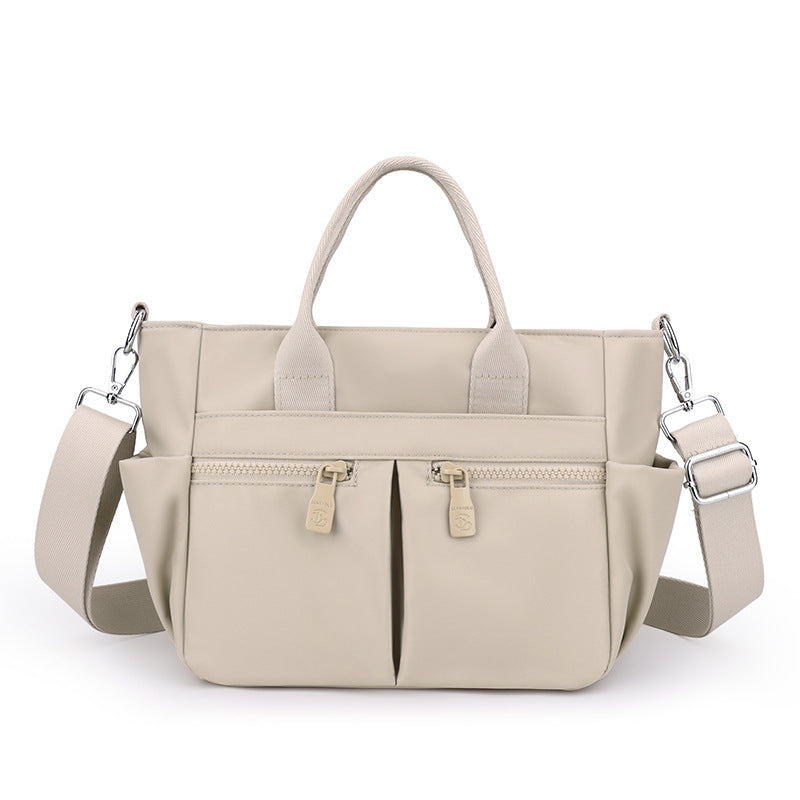 Versatile Multi-Pocket Shoulder Tote Bag