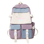 Leisure backpack with practical storage pockets