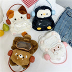Cute Plush Animal-Themed Backpack Calm Wears