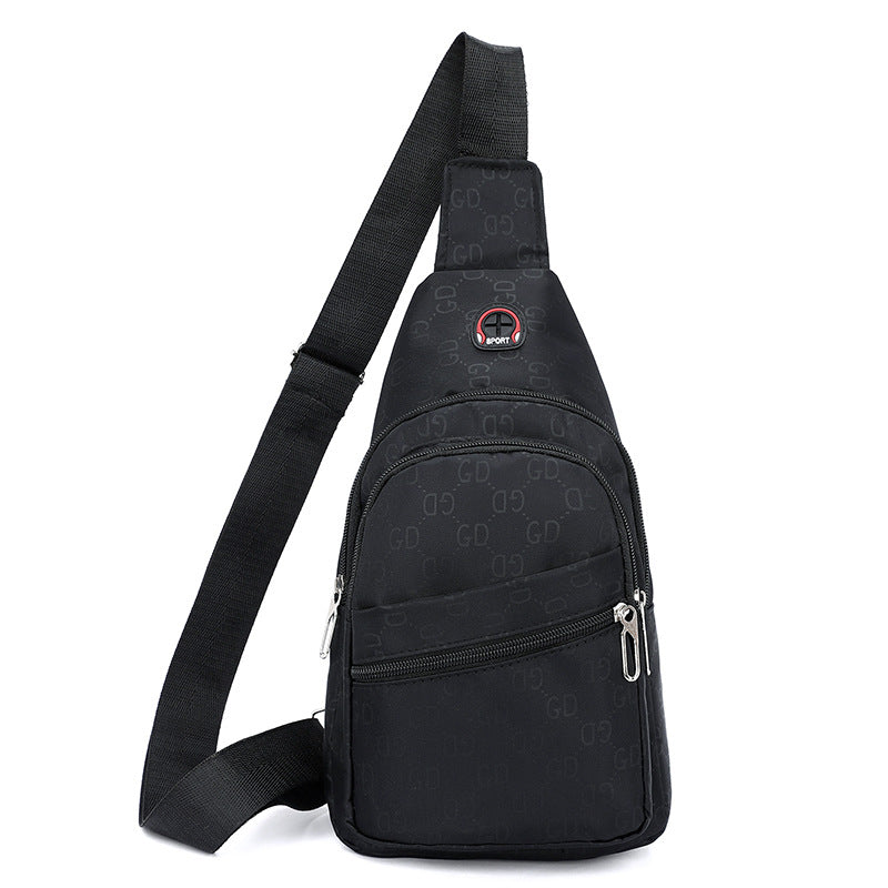 Waterproof Checker Pattern Sling Bag