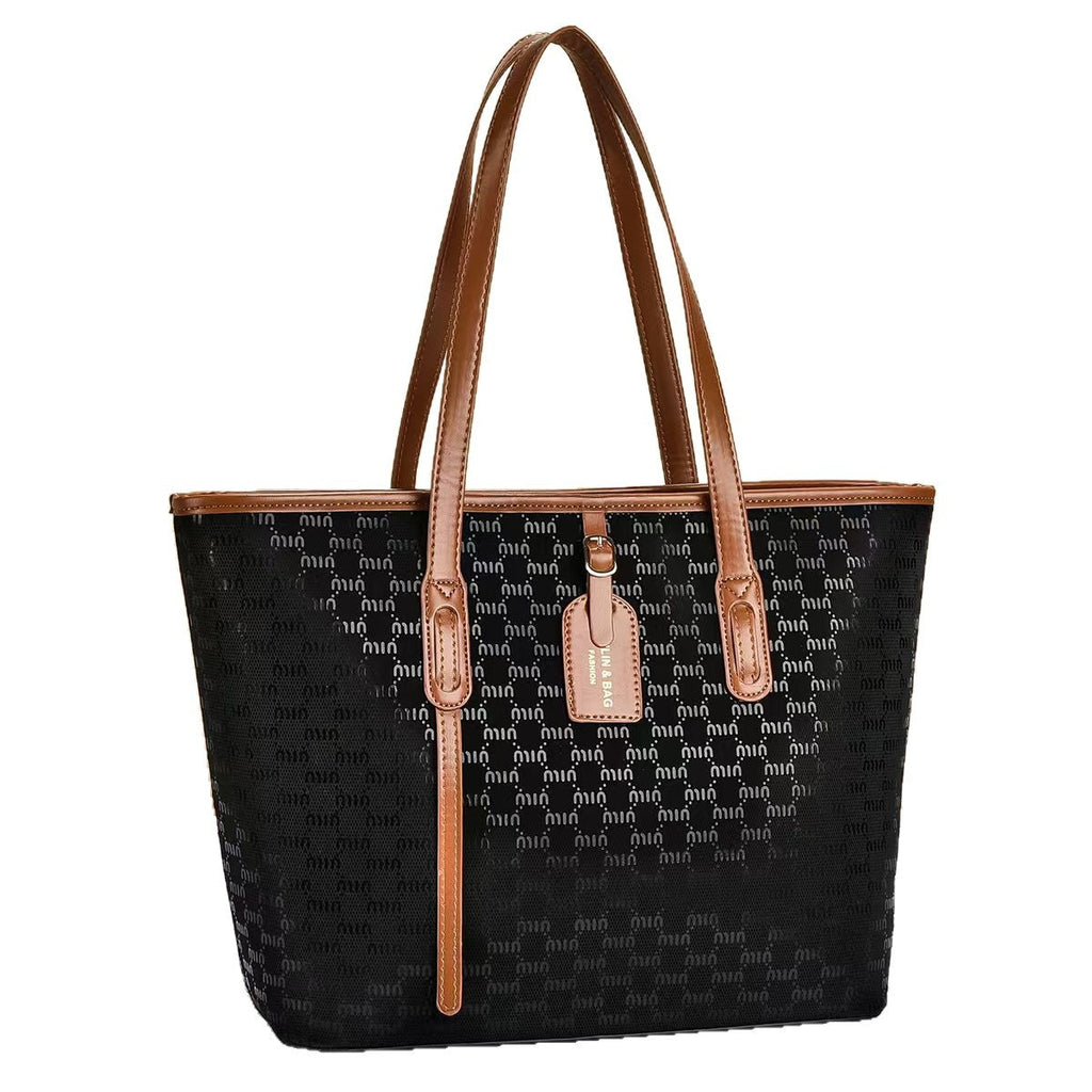 Women's tote bag with luxurious design and structured outer material-https://detail.1688.com/offer/970505650251.html-Calm Wears-Coffee-321327-Calm Wears