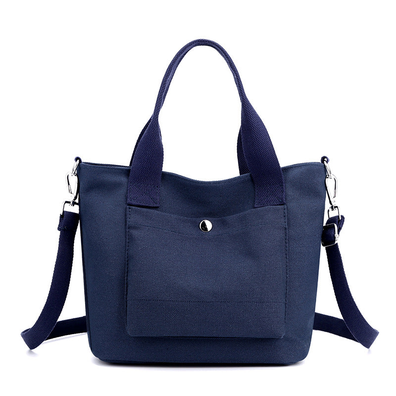Compact Multi-Functional Canvas Handbag Calm Wears