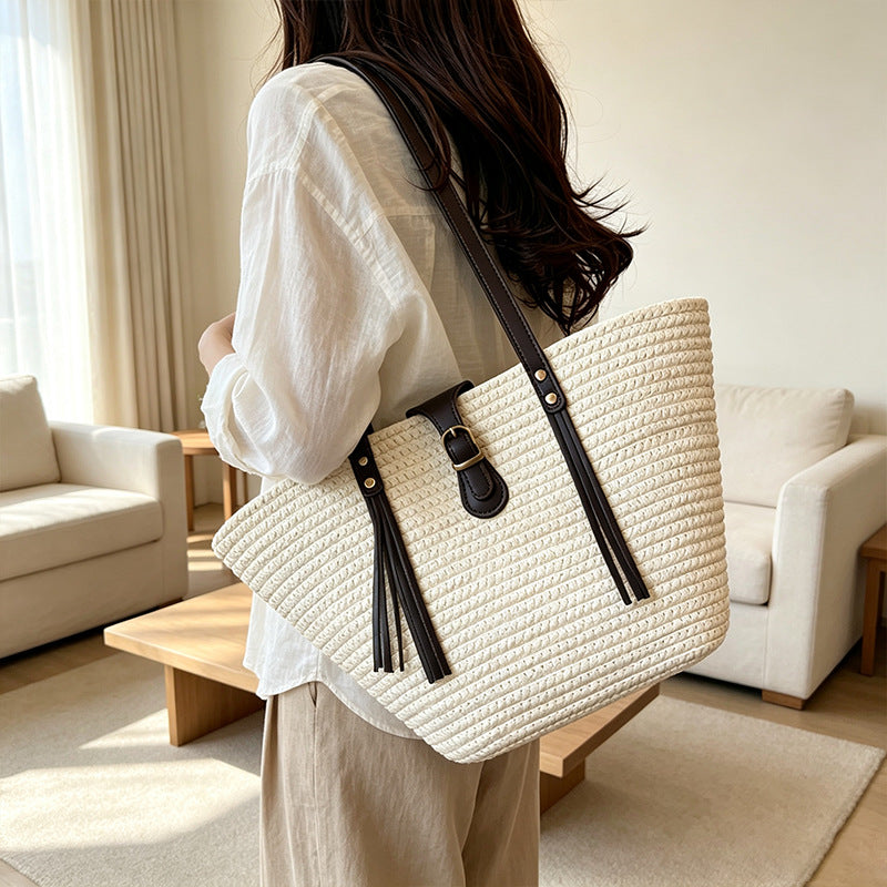Stylish Woven Beach Tote