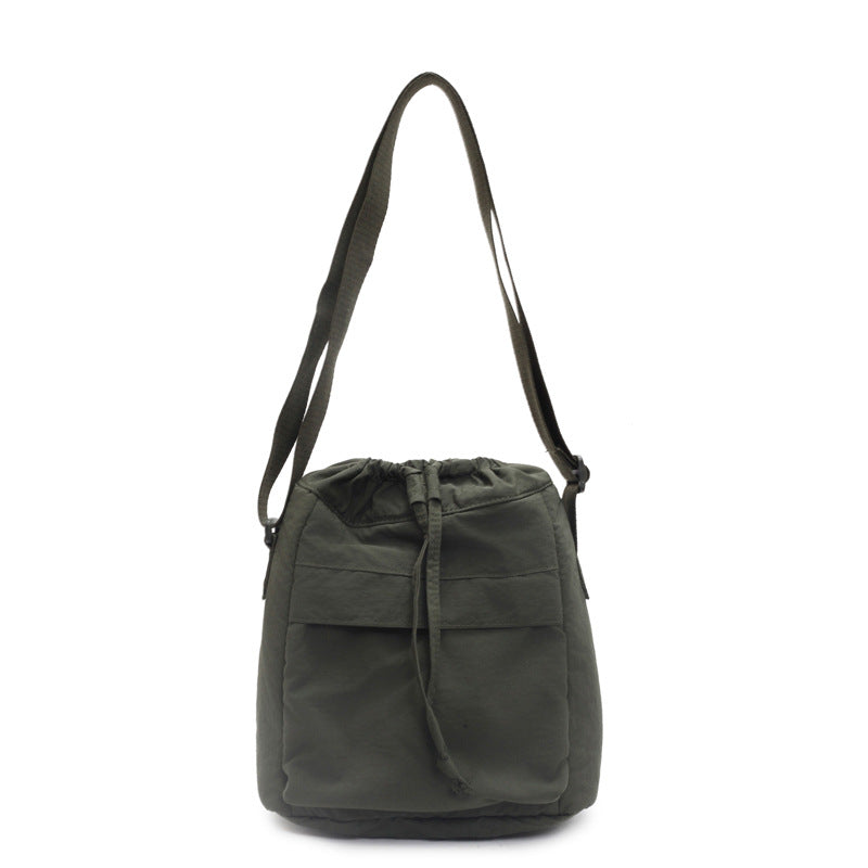Casual Drawstring Bucket Bag Calm Wears