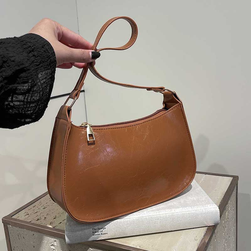 Elegant shoulder bag for women with simple shape by Nord Bags-https://detail.1688.com/offer/848848119565.html-Calm Wears-khaki-nothing-Calm Wears