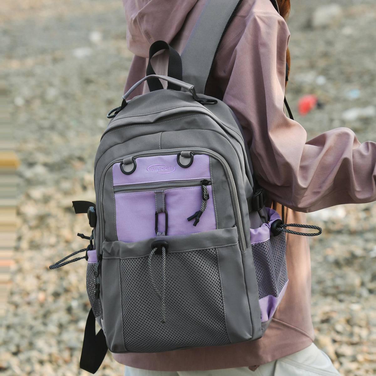 Multifunctional backpack with ergonomic shoulder straps and robust protection