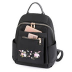 Floral Embroidered Backpack