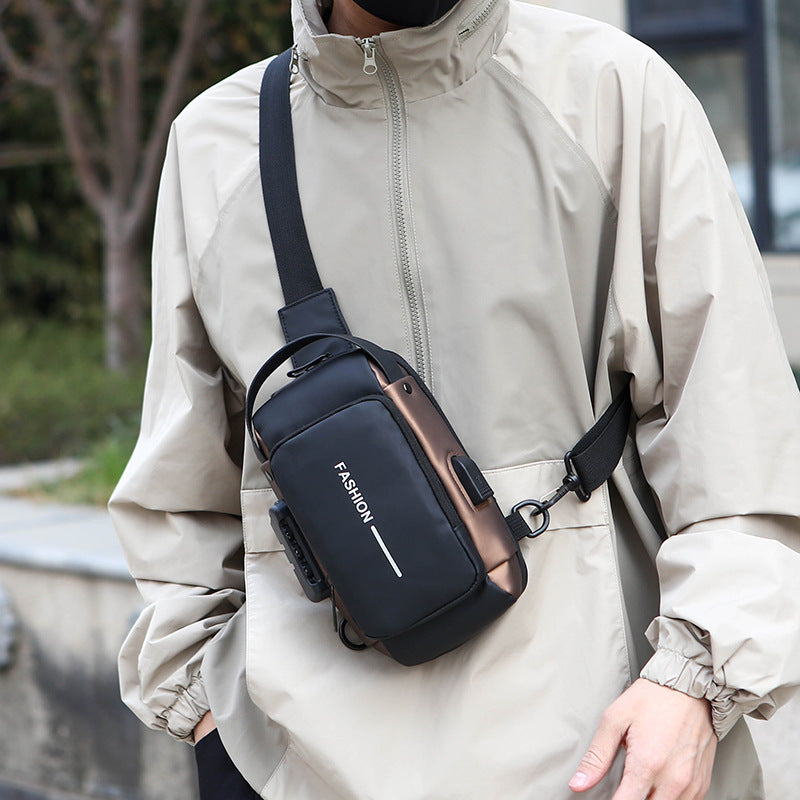 Water-Resistant Fashion Sling Bag