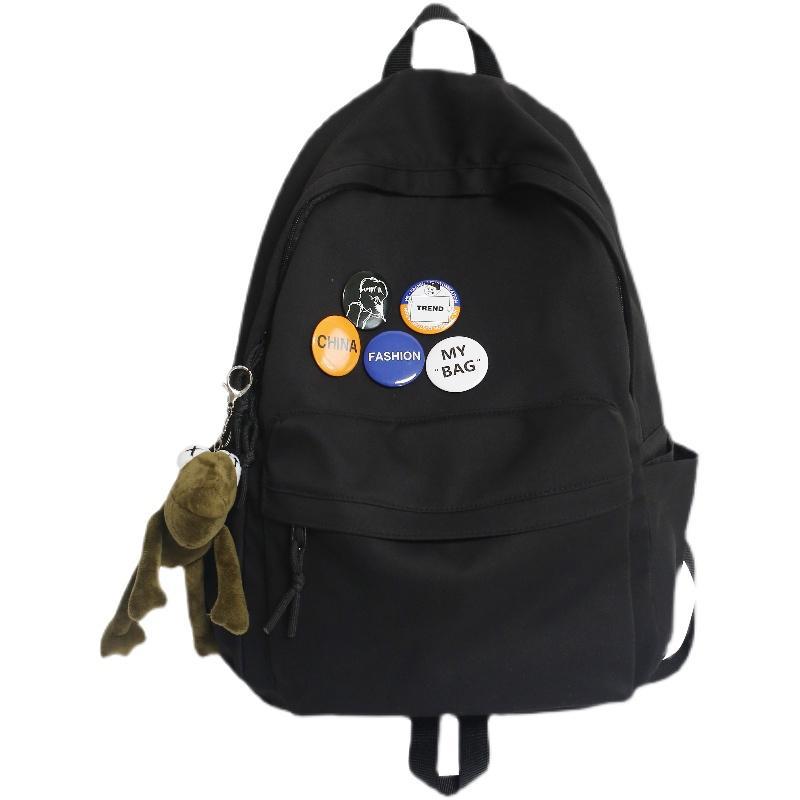 Backpack with Creative Button Design