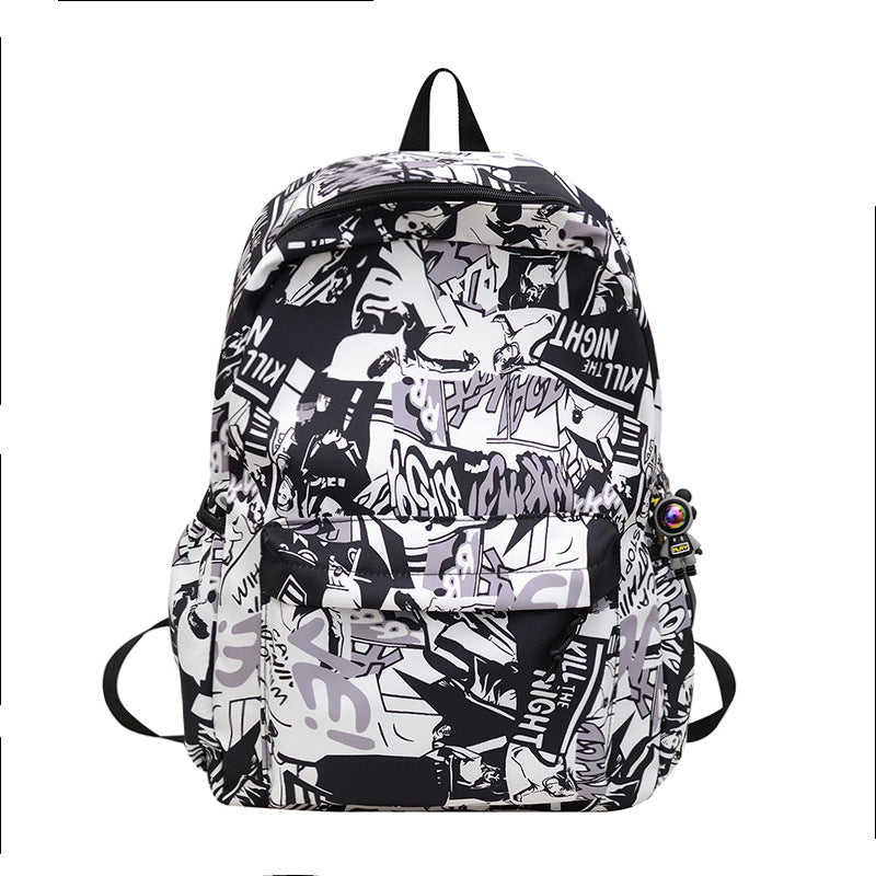 Artistic Graphic Print Backpack