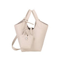 Ladies' tote bag with detachable mini organizer