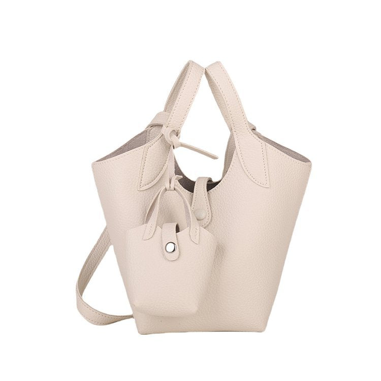 Ladies' tote bag with detachable mini organizer