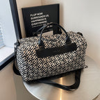 Elegant Patterned Travel Duffle Calm Wears