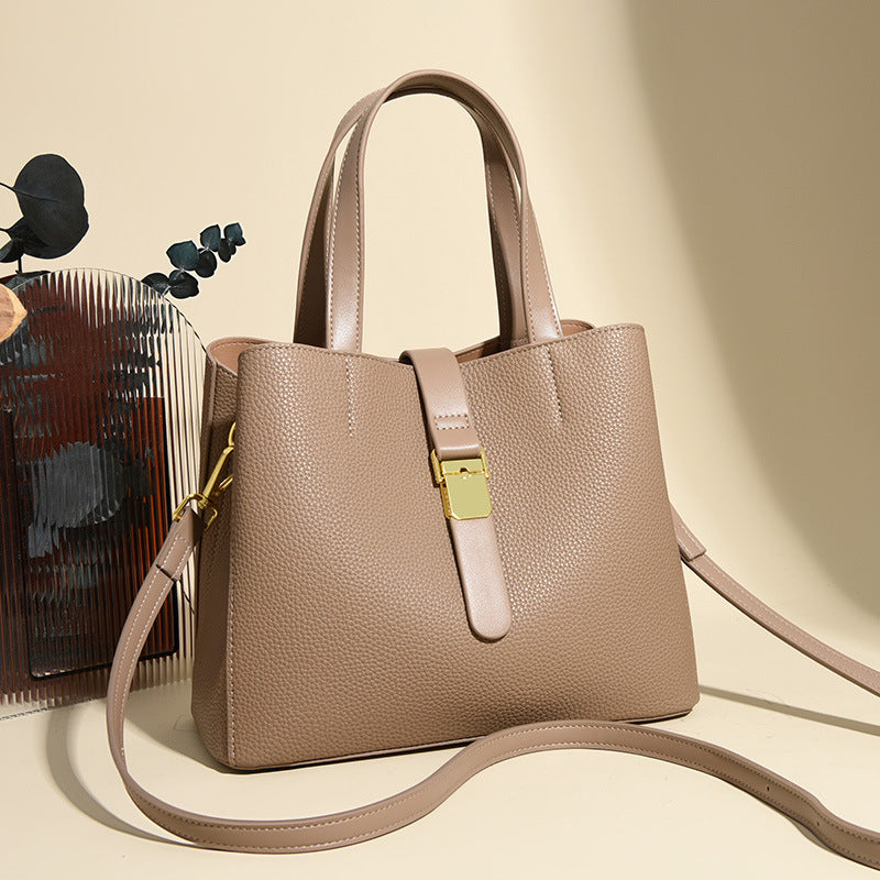 Textured Structured Handbag