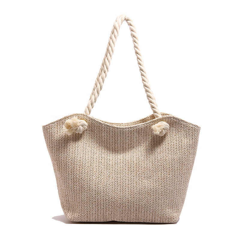 Chic Handwoven Beach Tote Bag