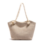 Chic Handwoven Beach Tote Bag