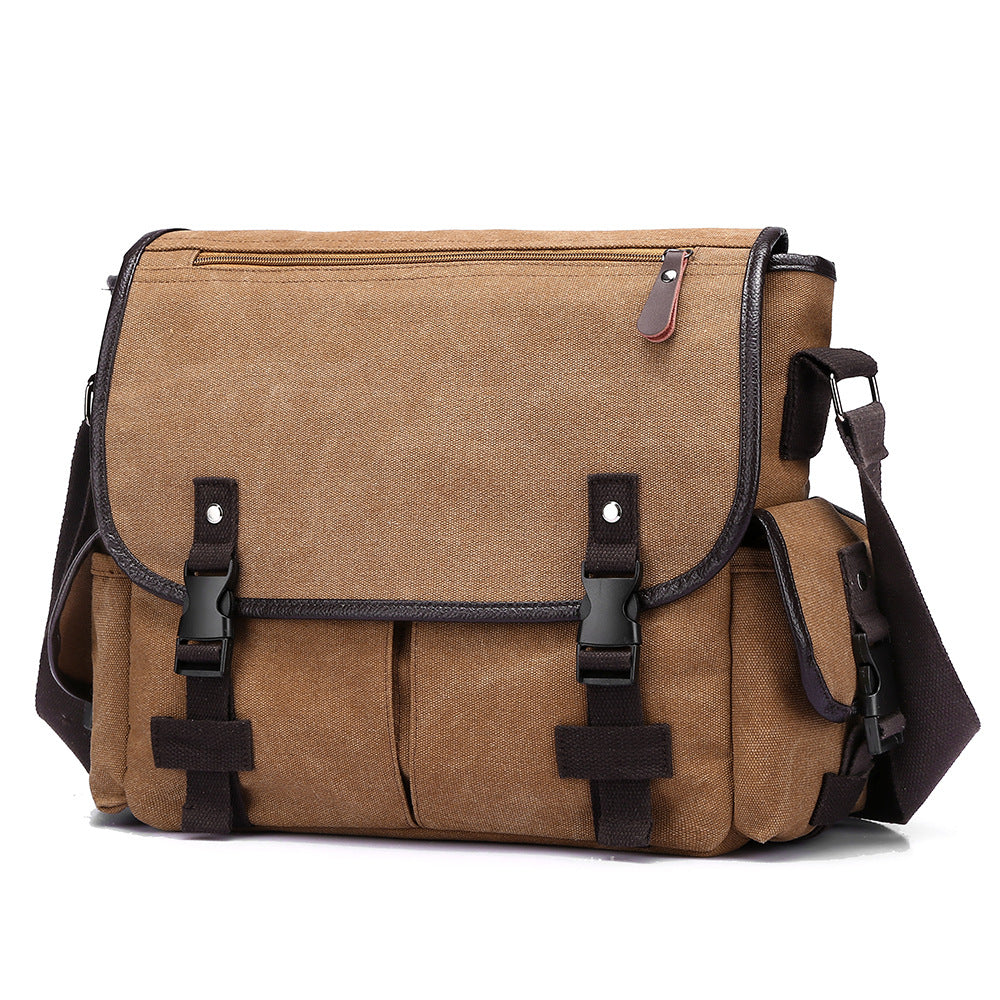 Unisex Casual Canvas Shoulder Bag