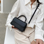 Ladies elegant shoulder bag with detachable carrying strap