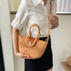 WoCharming Woven Mini Tote Bag