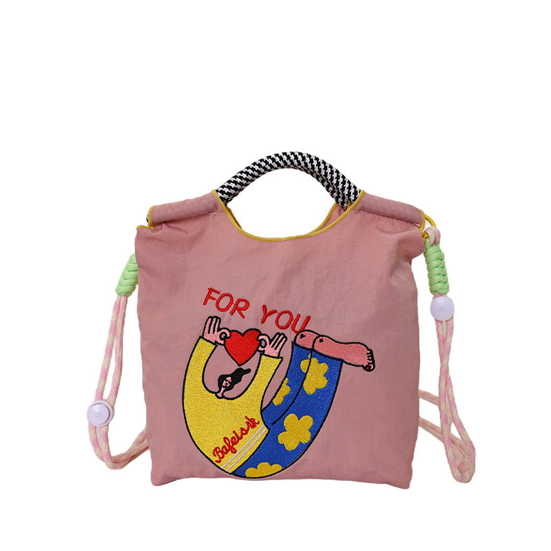 Shoulder bag with creative design and adjustable carrying system