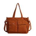 WoSpacious Corduroy Utility Tote Bag