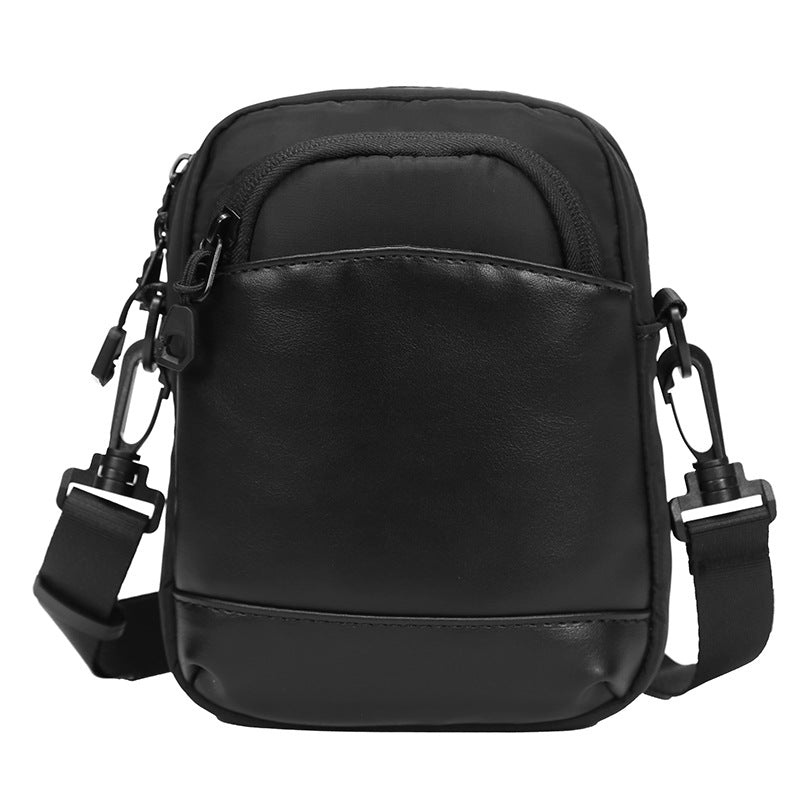 Compact Leather Crossbody Bag
