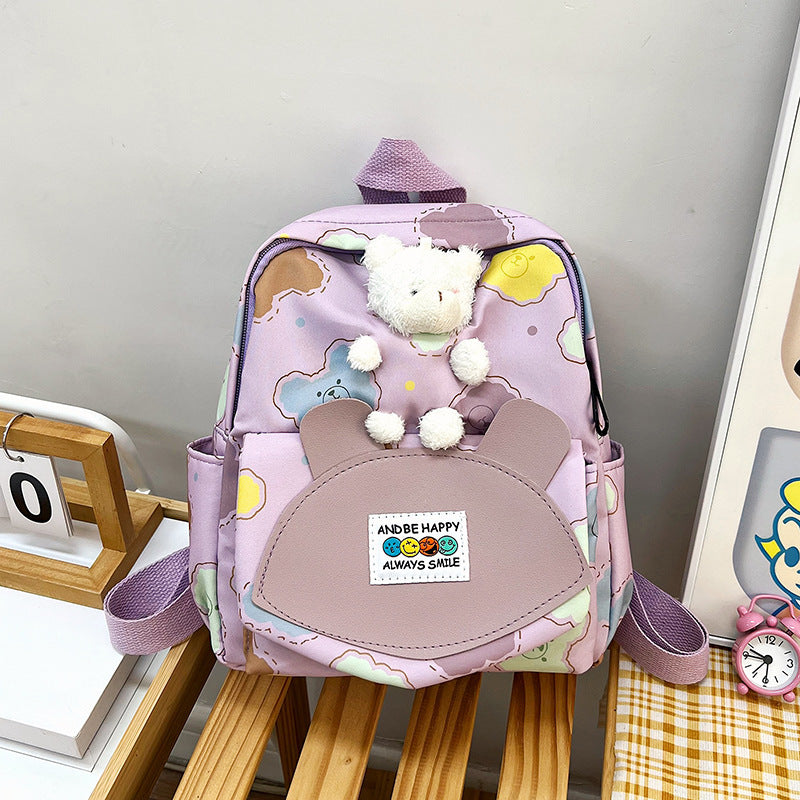 Cute Plush Animal-Themed Mini Backpack