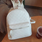 Floral Textured Mini Backpack