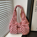 Bow Accent Fabric Tote Bag