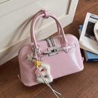 Women's Mini Handbag with Removable Pendant