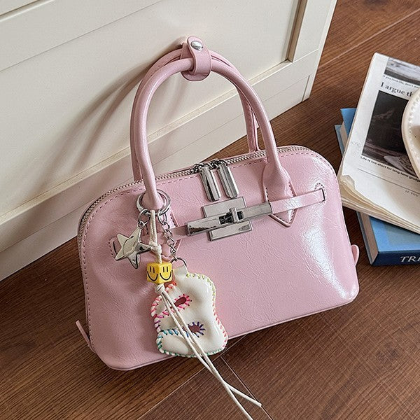 Women's Mini Handbag with Removable Pendant