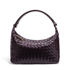 Braided Vegan Leather Shoulder Bag