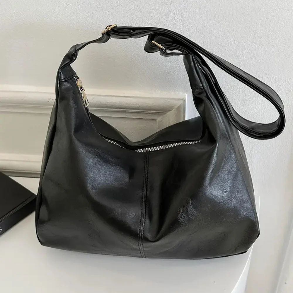Trendy Leather Shoulder Handbag-dione couture20260420-Calm Wears-Black-Calm Wears