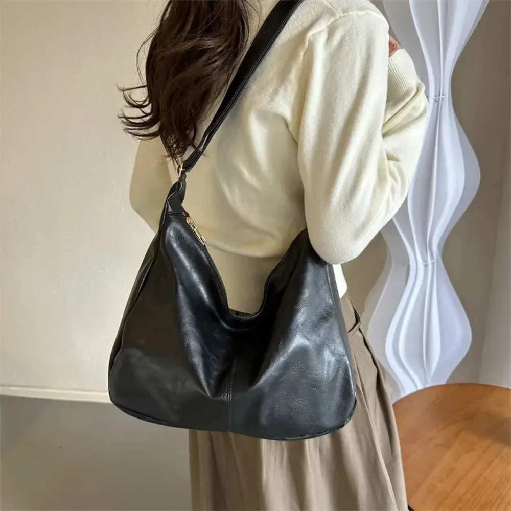 Trendy Leather Shoulder Handbag-dione couture20260420-Calm Wears-Black-Calm Wears