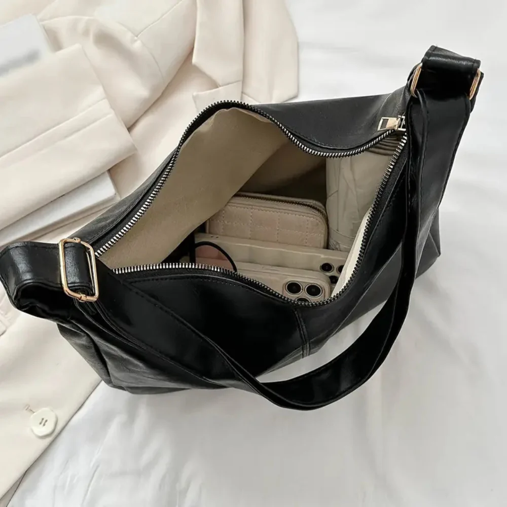 Trendy Leather Shoulder Handbag-dione couture20260420-Calm Wears-Black-Calm Wears