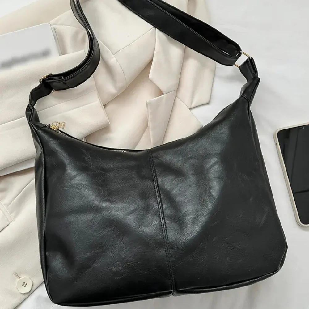 Trendy Leather Shoulder Handbag-dione couture20260420-Calm Wears-Black-Calm Wears
