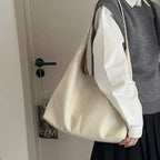 Large Chic Leather Tote Bag-dione couture20260421-Calm Wears-Black-Calm Wears