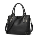 Retro Style Shoulder Handbag-Calm Wears-Black-Calm Wears