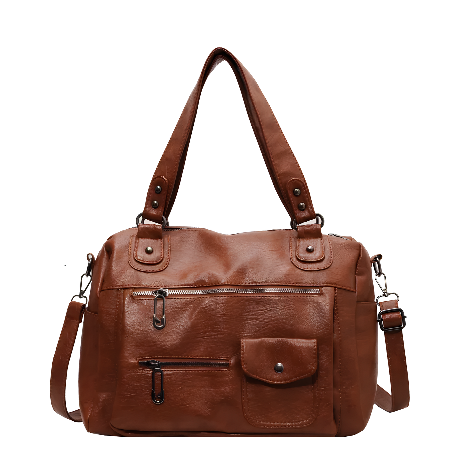 Handtas Schouder Leer Grote Capaciteit-dione couture20260421-Calm Wears-Brown-Calm Wears