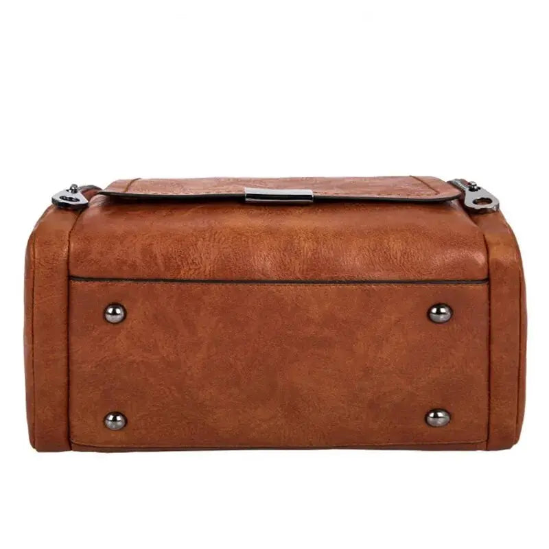 Spacious Handbag in Soft Leather with Strap and Zipper Closure-dione couture20260421-Calm Wears-Black-Calm Wears