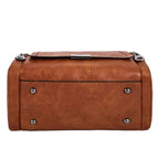 Spacious Handbag in Soft Leather with Strap and Zipper Closure-dione couture20260421-Calm Wears-Black-Calm Wears
