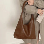 Large Chic Leather Tote Bag-dione couture20260421-Calm Wears-Black-Calm Wears