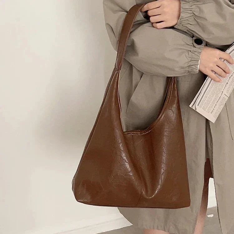 Large Chic Leather Tote Bag-dione couture20260421-Calm Wears-Black-Calm Wears