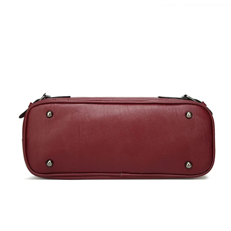 Retro Style Shoulder Handbag-Calm Wears-Black-Calm Wears