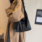 Large Chic Leather Tote Bag-dione couture20260421-Calm Wears-Black-Calm Wears